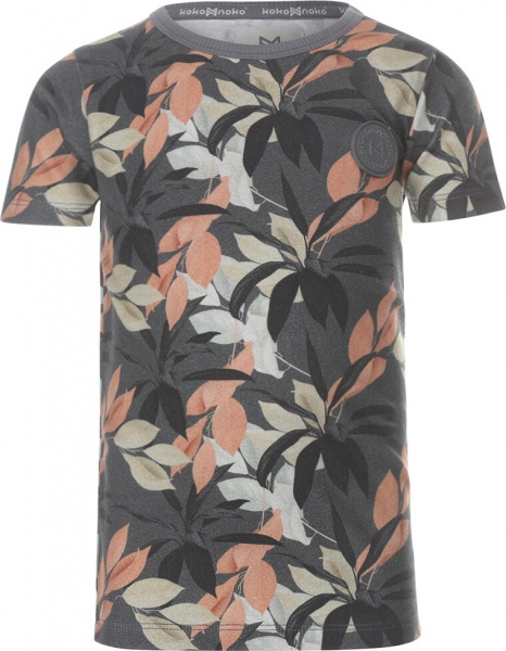 Футболка для мальчиков Koko Noko р.122 темно-серый T46865-37 