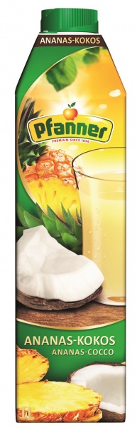 Напиток соковый Pfanner Ананас-Кокос 25% 1 л 