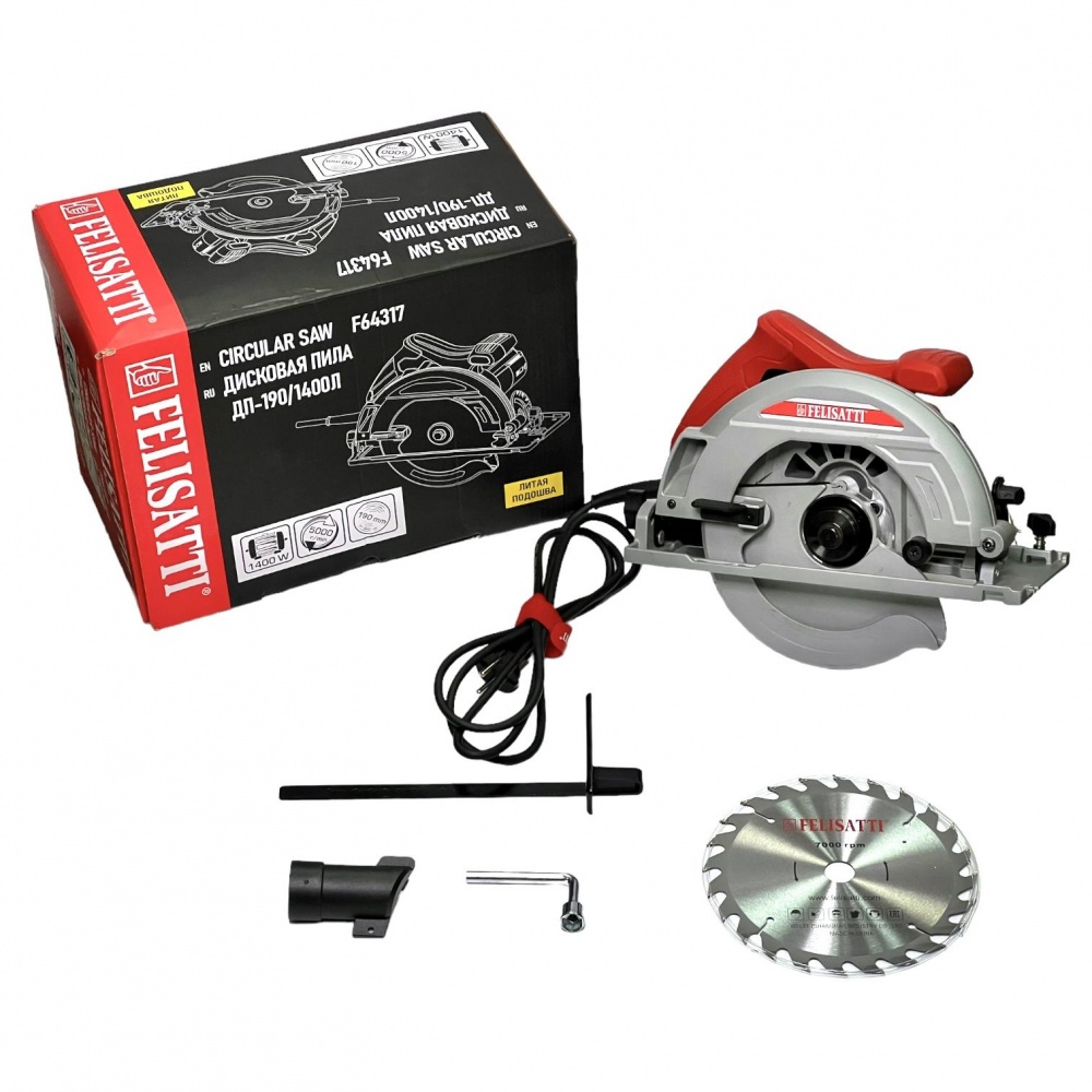 Пилка дискова Felisatti ДП-190/1400Л/F64317