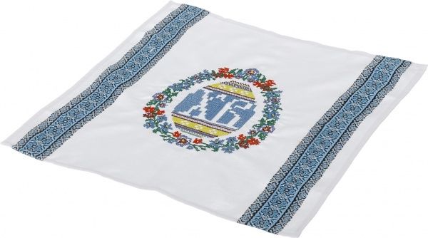 Салфетка Эдельвика пасхальная 969-18/00 43x43 см голубой 