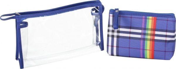 Набір косметичок Веселка 2 B107RND синій 