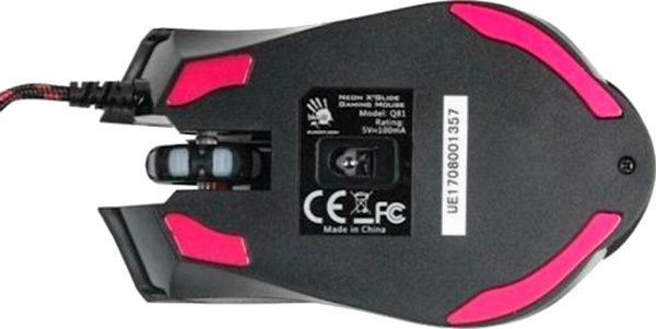 Миша A4Tech Q81 Bloody Neon XGlide Curve Black USB 