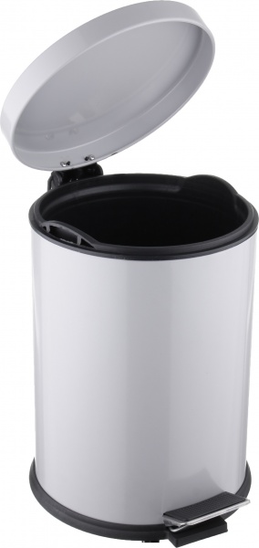 Відро з педаллю світло-сірий 13 л 