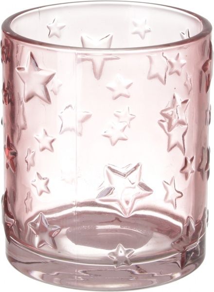 Свічник скляний 8.5х10 см в асортименті