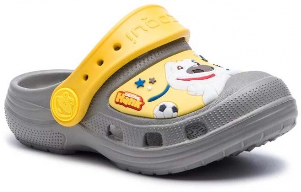 Сабо Coqui TT&F Mid. grey/Yellow 9382-604-4812 р.EUR 25/26 серо-желтый