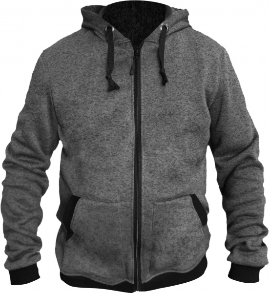 Худи 1991 ТМ АЙДАХО меланж 34123-11-4-54-5 р. 54/5 серый