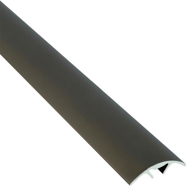 Порожек алюминиевый анодированный Braz Line скрытый крепеж 28x900 мм бронза