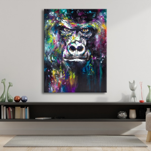 Постер Monkey Art 75x100 см Brushme 