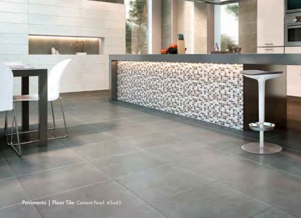 Плитка Cifre Цемент Антрацит 45x45 