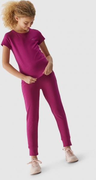 Футболка 4F TSHIRT F0816 4FJAW23TTSHF0816-53S р.140 розовый