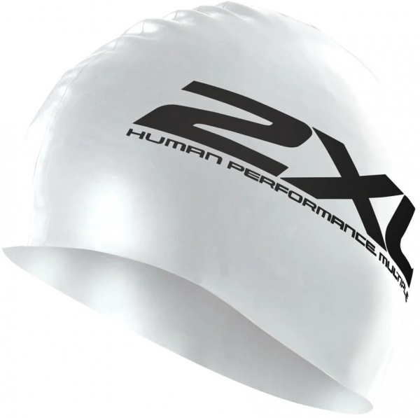 Шапочка для плавания Silicon Swim Cap US1355f_WHT/WHT one size белый