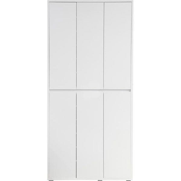 Тумба для обуви Софро ЛИВ 6Д 335x1000x2100 мм / белый 