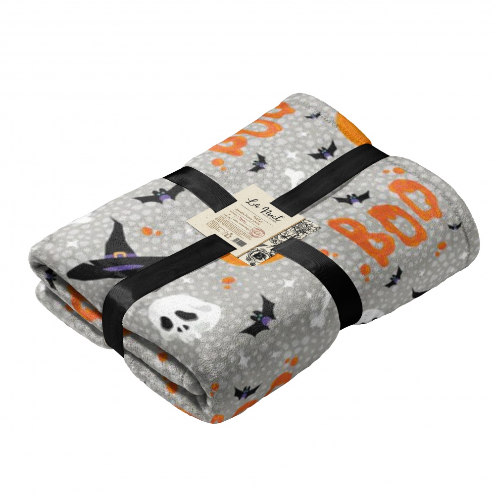 Плед Halloween Ghost New 220x200 см мультиколор La Nuit