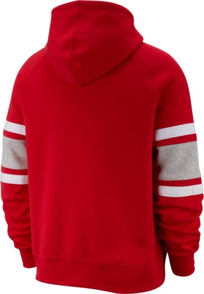 Джемпер Nike M NSW AIR HOODIE FZ FLC BV5149-657 р. L червоний