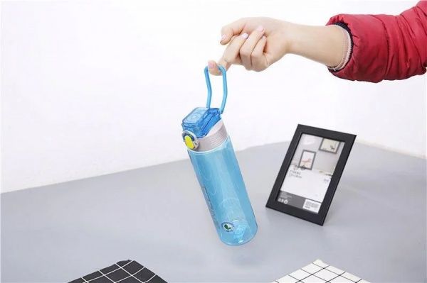 Пляшка для води 750 мл Casno блакитний KXN-1216_Blue