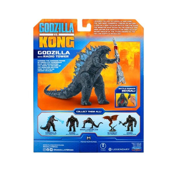 Фігурка GODZILLA VS. KONG Ґодзілла з радіовежею 35301 