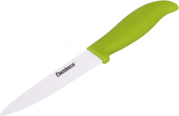 Нож керамический Fresh 25 см керамический зеленый Flamberg Smart Kitchen 