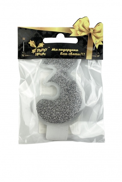 Свічка для торта Party House 