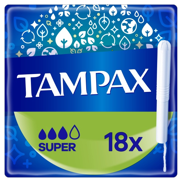 Тампони Tampax Compak Super з аплікатором 18 шт.