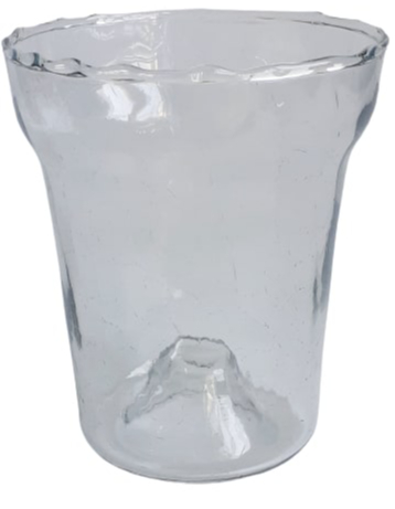 Горщик Орхідея d 125 h15O №1 кракле фігурний прозорий 