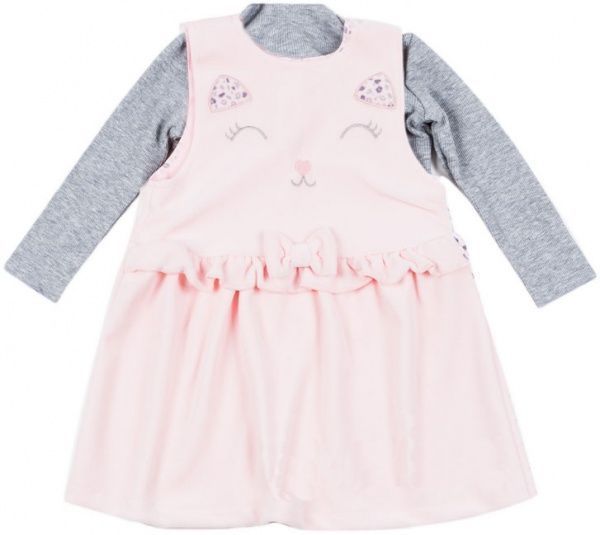 Комплект Фламінго р.86 рожевий із сірим 610-512 