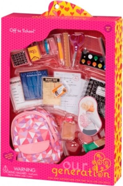 Игровой набор Our Generation аксессуары Собираемся в школу