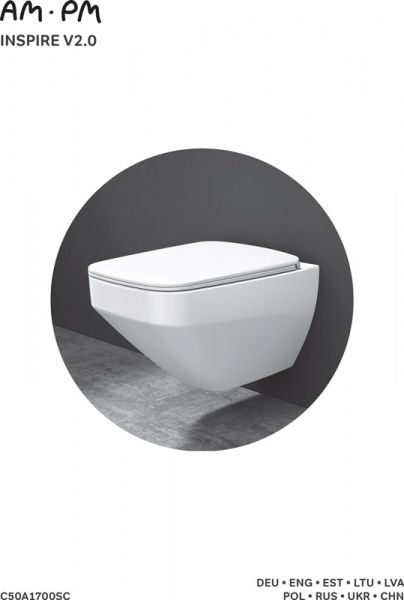 Унитаз подвесной AM.PM INSPIRE V2.0 FlashClean