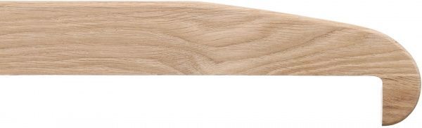 Плінтус для сходів дуб правий 640x20x90 мм