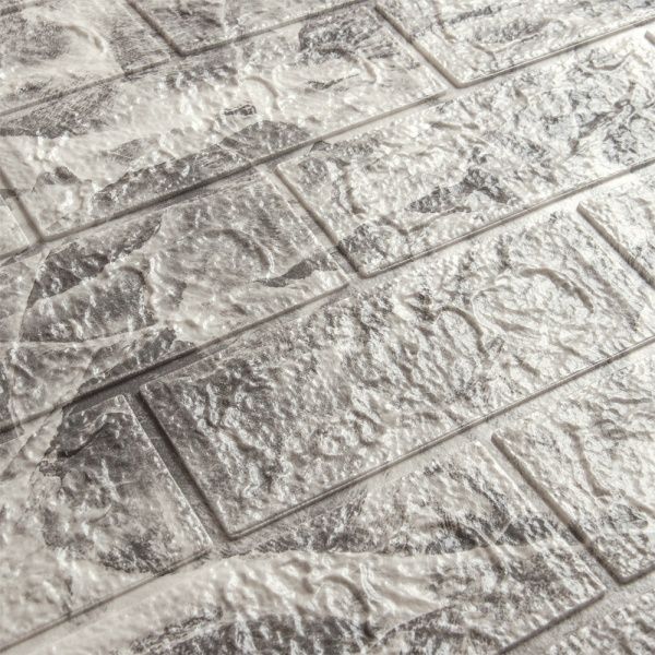 3D Панелі ПВХ самоклеющаяся мрамор черный 0,539 кв.м