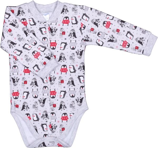 Боди детское для девочки Baby Veres Penguins р.62 красный 