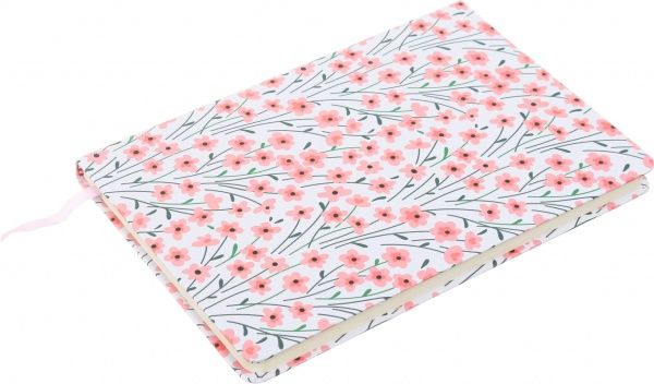 Блокнот Первые цветы 21x14,5 см белый