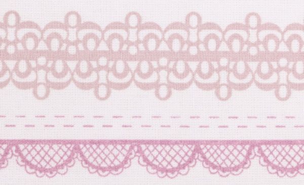 Наволочка Кружево 70x70 см розовый Прованс 