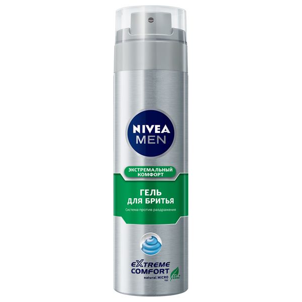 Гель для бритья Nivea Экстремальный комфорт 200 мл