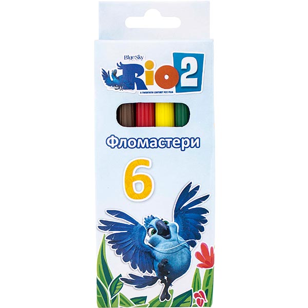 Фломастеры Rio RI00130 6 шт