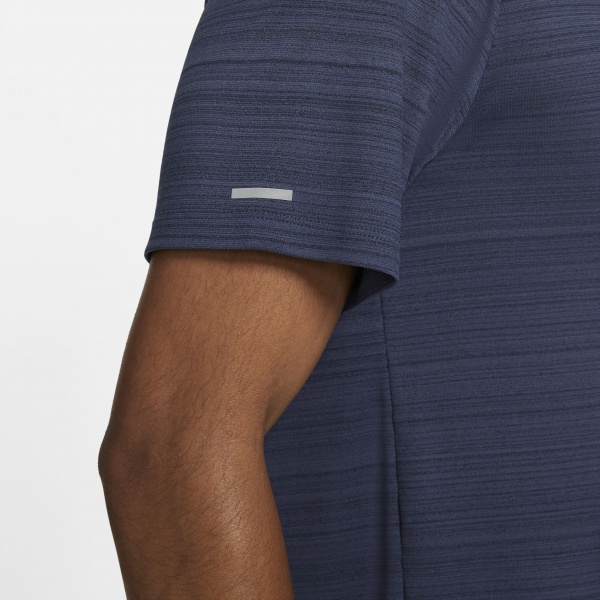 Футболка Nike M NK DF MILER TOP SS CU5992-437 р.M фіолетовий