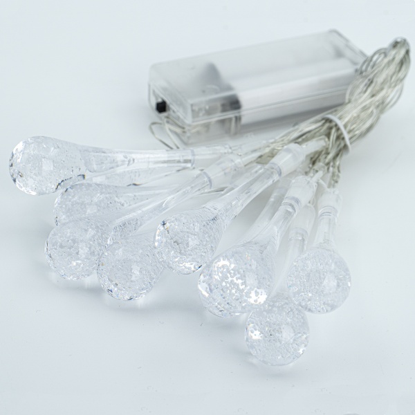 Декоративная гирлянда Altalusse (INL-2709B-10 Warm) встроенный светодиод (LED) 10 ламп 1,5 м 