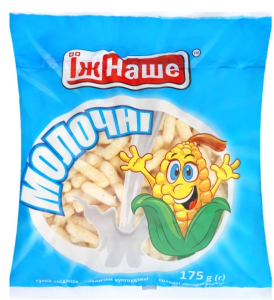 Палочки кукурузные сладкие молочные 175 г