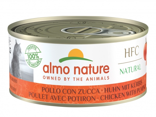 Консерва Almo Nature HFC Cat Natural тыква с курицей 150 г