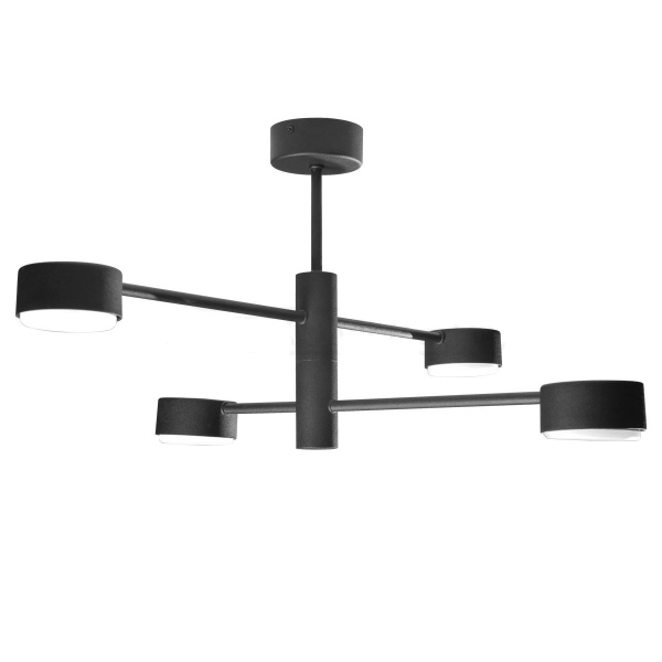 Люстра потолочная Светкомплект G Time 4xGX53 черный 