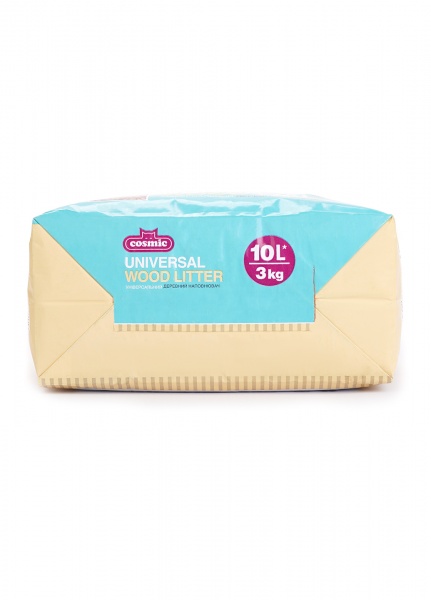 Наполнитель древесный COSMIC Universal 3 кг 