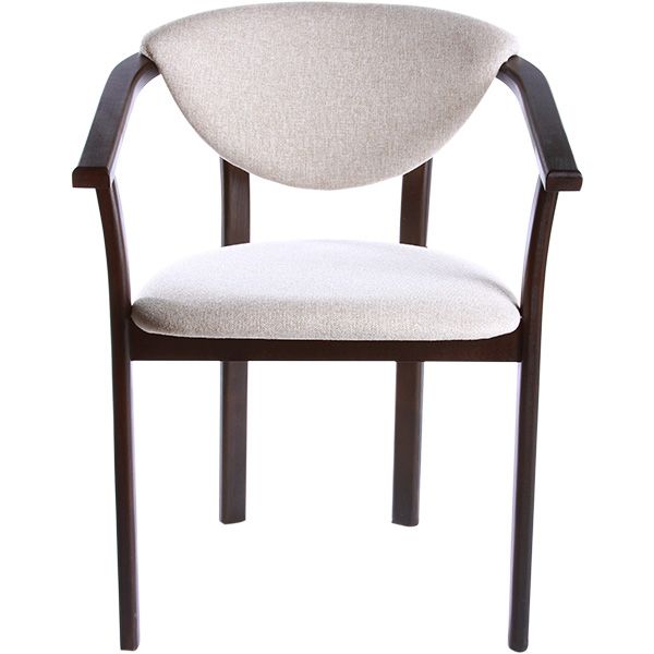 Стілець обідній РПМК Алексіс горіх темний/молочний