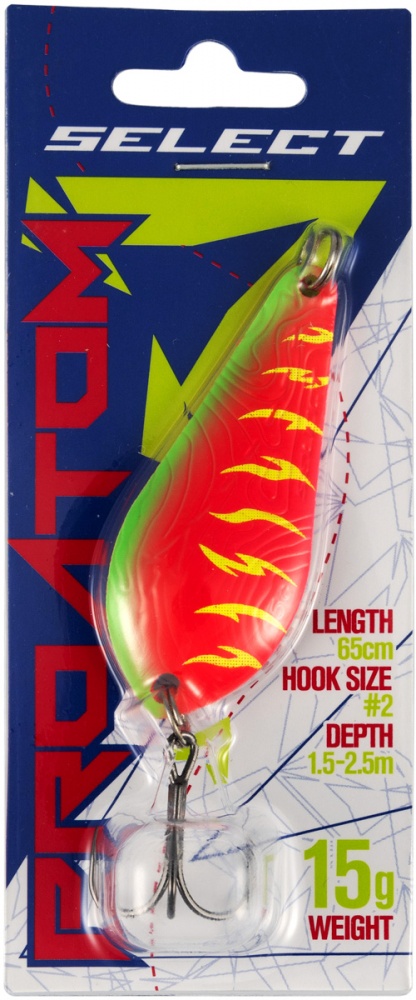 Блесна Select ProAtom 15.0g 65mm #09 15 г Блесна Select ProAtom 15.0g 65mm #09