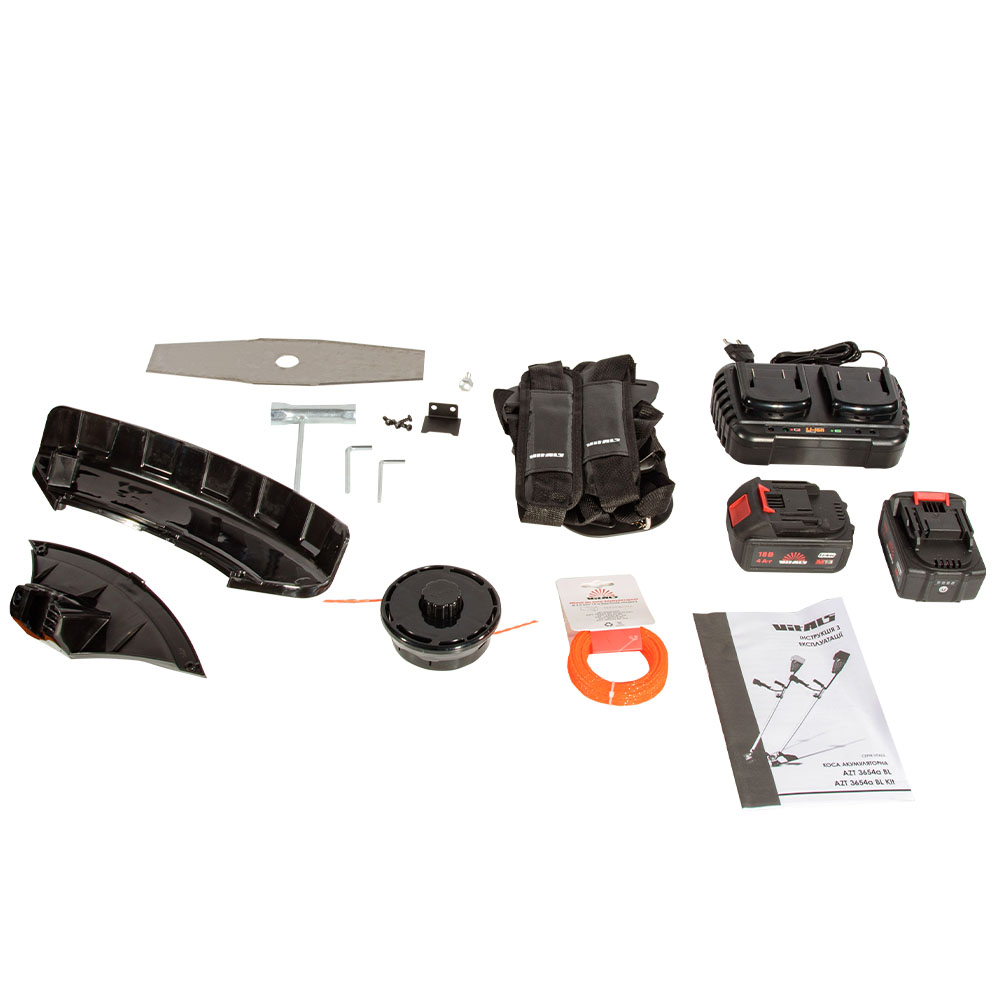 Коса Vitals акуммуляторная AZT 3654a BL Kit