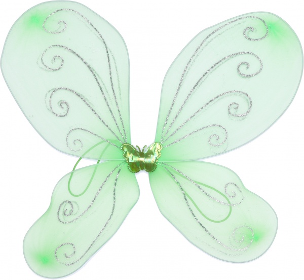 Костюм карнавальний КАРНАВАЛІЯ Метелик р.122 зелений із жовтим 85001, 85101 