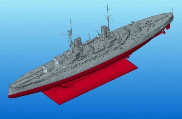 Сборная модель ICM немецкий линейный корабль IМВ Markgraf (4823044405169) 1:700