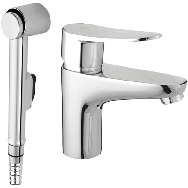 Смеситель для умывальника Rubineta с гигиенической лейкой Static-17