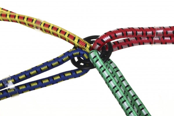 Шнур гумовий багажний Spider з гаками 8х800 мм 4 шт для кріплення багажу