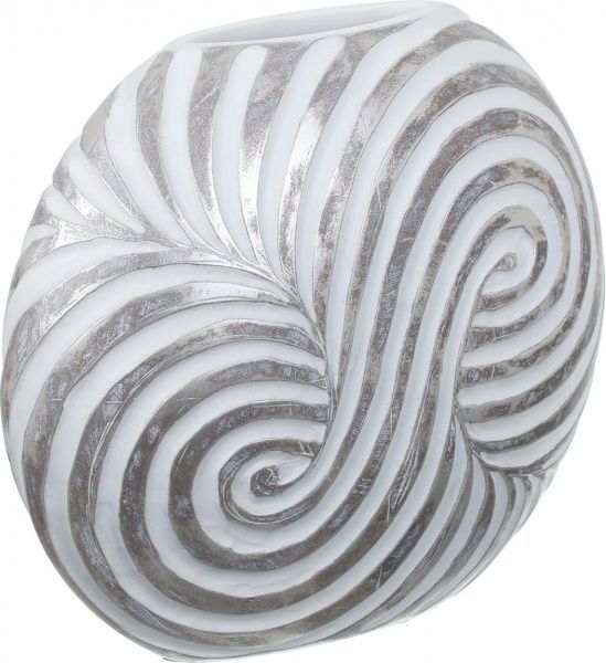 Ваза Circle 27.5х11х24 см біла