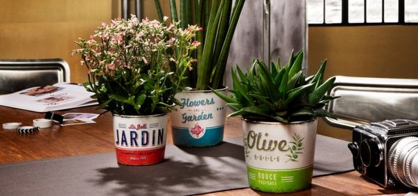 Кашпо керамічне Scheurich Retro Jardin круглий 1,12л різнокольоровий 