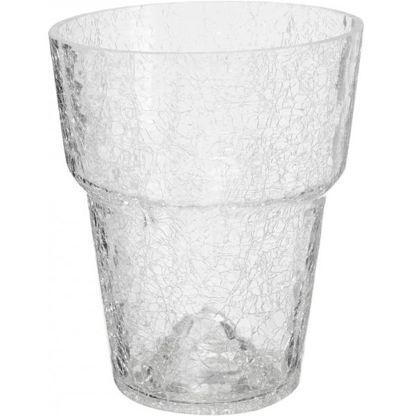 Кашпо стеклянное круглый 2,9л прозрачный (201701) 